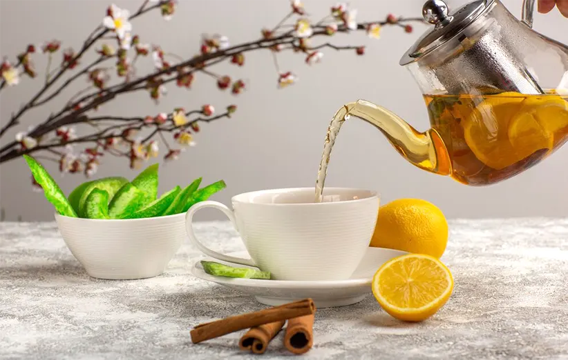 بهترین دمنوش برای لاغری شکم و پهلو