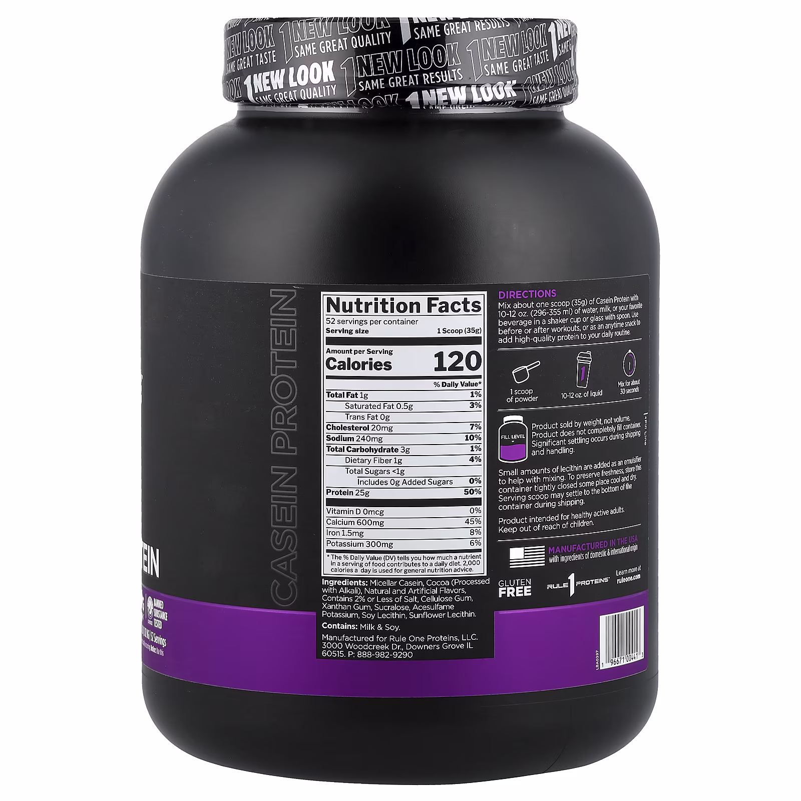 Rule1 R1 Casein Protein ChocolateS