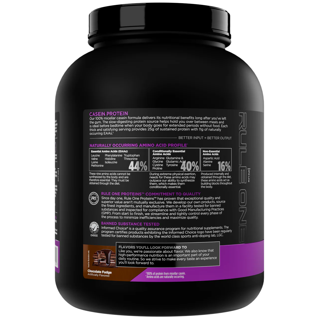 Rule1 R1 Casein Protein ChocolateSU