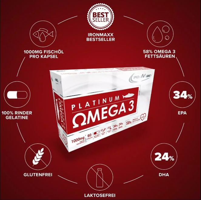 IronMaxx Platinum Omega 3--