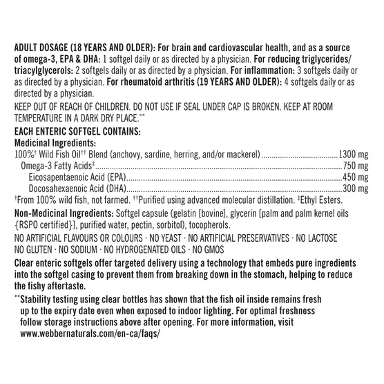 Kirkland Omega-3 Fish Oil, 330 SoftgelsS